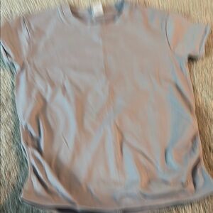 Zella Girls Gray/ light purple workout Top